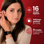 Aparato auditivo Bte (16 Canales) recargables