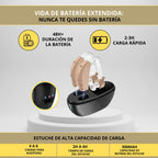Par de aparato sordera auditivo Inalámbrico