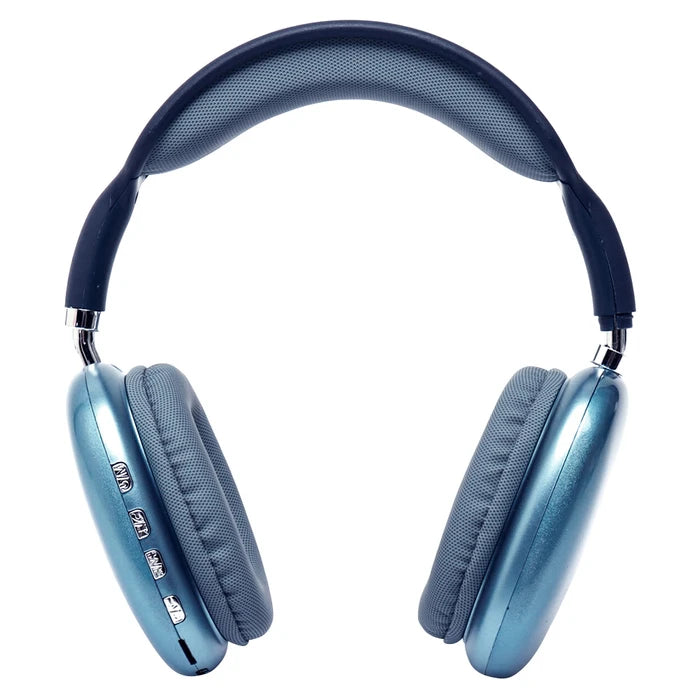Auriculares P9 PRO MAX Inalámbricos Bluetooth 5.0 Cancelación de Ruido, Micrófono Integrado, Ranura para microSD, Batería Recargable y Vincha Acolchonada
