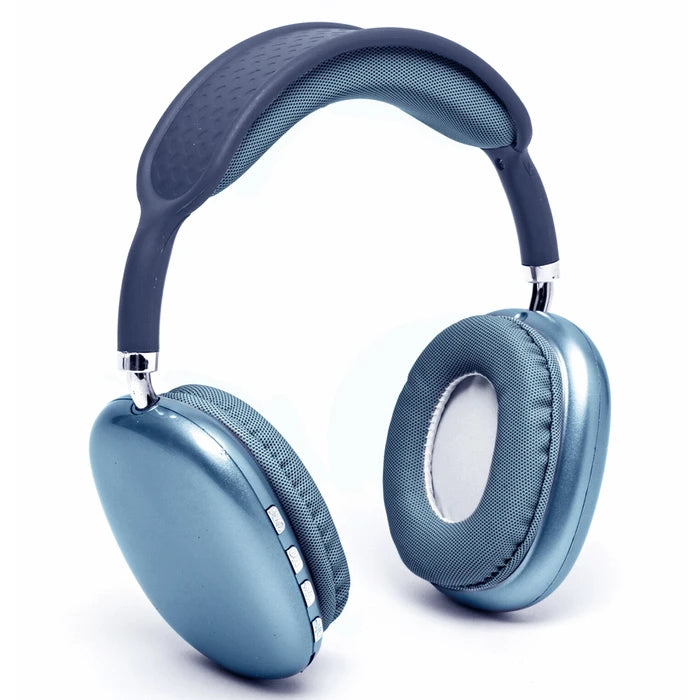 Auriculares P9 PRO MAX Inalámbricos Bluetooth 5.0 Cancelación de Ruido, Micrófono Integrado, Ranura para microSD, Batería Recargable y Vincha Acolchonada