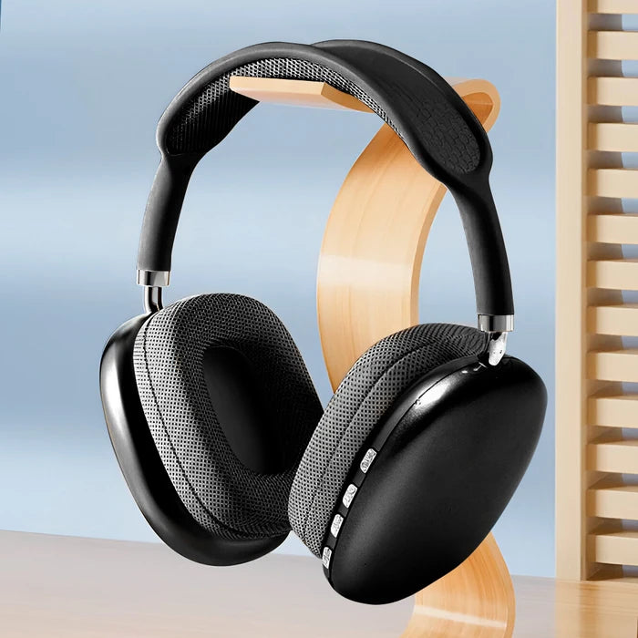 Auriculares P9 PRO MAX Inalámbricos Bluetooth 5.0 Cancelación de Ruido, Micrófono Integrado, Ranura para microSD, Batería Recargable y Vincha Acolchonada