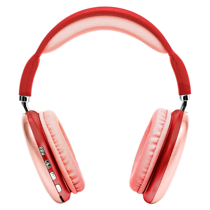 Auriculares P9 PRO MAX Inalámbricos Bluetooth 5.0 Cancelación de Ruido, Micrófono Integrado, Ranura para microSD, Batería Recargable y Vincha Acolchonada