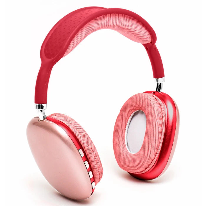 Auriculares P9 PRO MAX Inalámbricos Bluetooth 5.0 Cancelación de Ruido, Micrófono Integrado, Ranura para microSD, Batería Recargable y Vincha Acolchonada